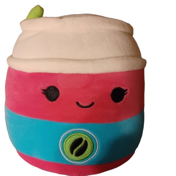 Kellytoy Other - Squishmallow Limra, the latte, loves jam out to music. 8 inch